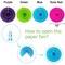 35PCS Fiesta Paper Fan Party Decorations Set - Cinco De Mayo Pom Poms,Pennant,Garland String,Banner,Hanging Swirls Decor Supplies(Multicolored)
